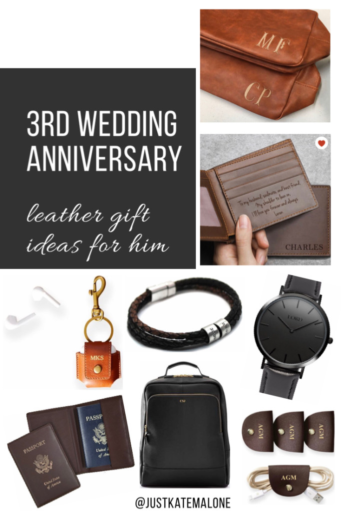 Leather Anniversary Gift Ideas
 Third Wedding Anniversary