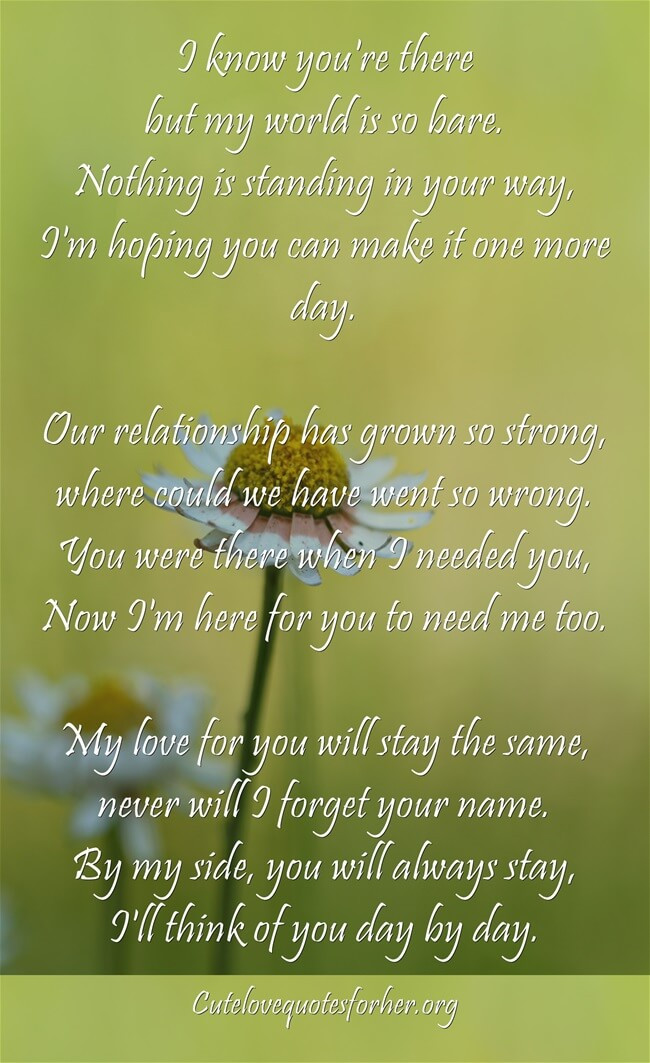 Love Quotes To Make Her Cry
 Love Poems for your Girlfriend that will Make Her Cry