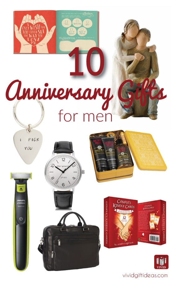 Male Anniversary Gift Ideas
 Top 10 Anniversary Gift Ideas for Men Vivid s