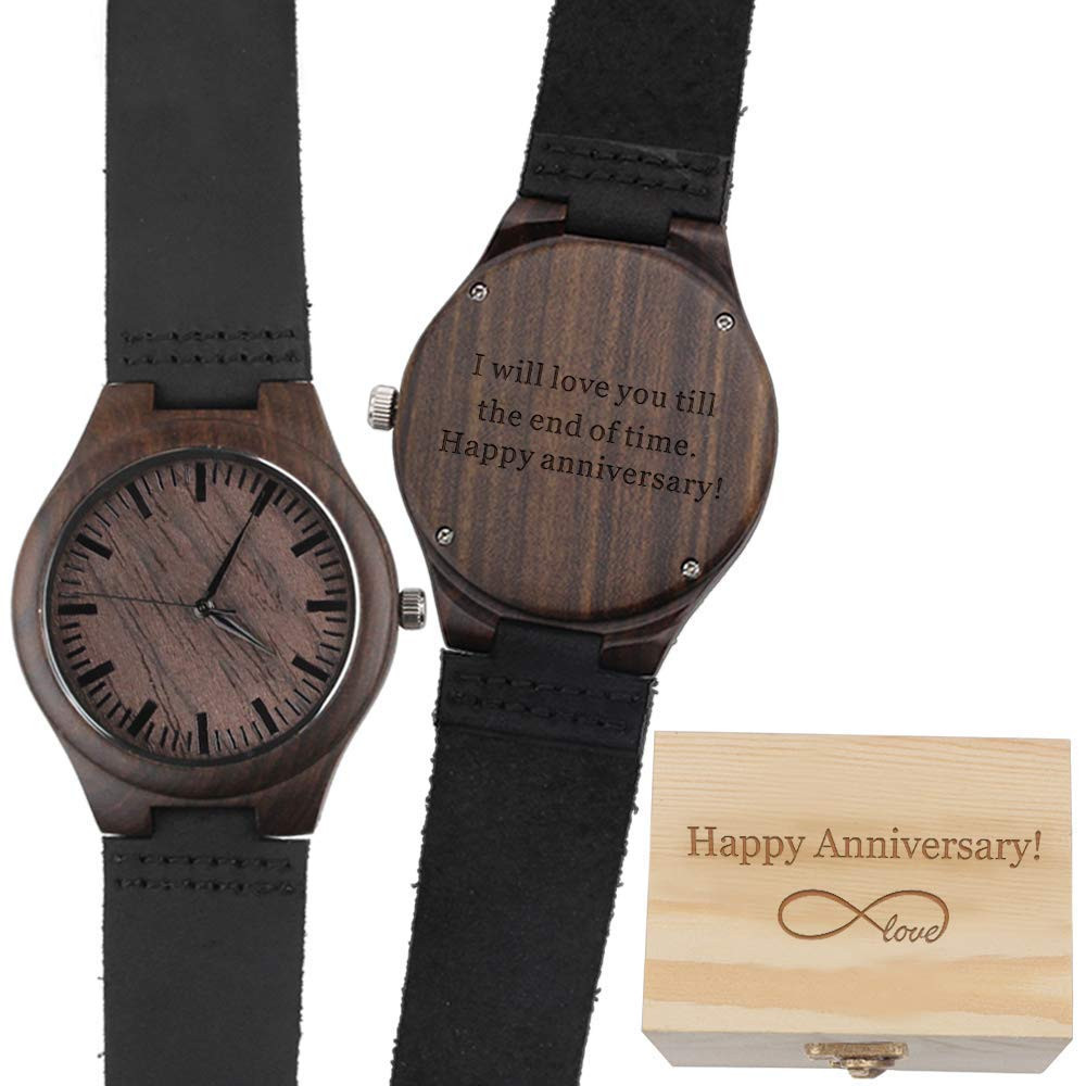 Male Anniversary Gift Ideas
 I Will Love You Till The End of Time Happy Anniversary