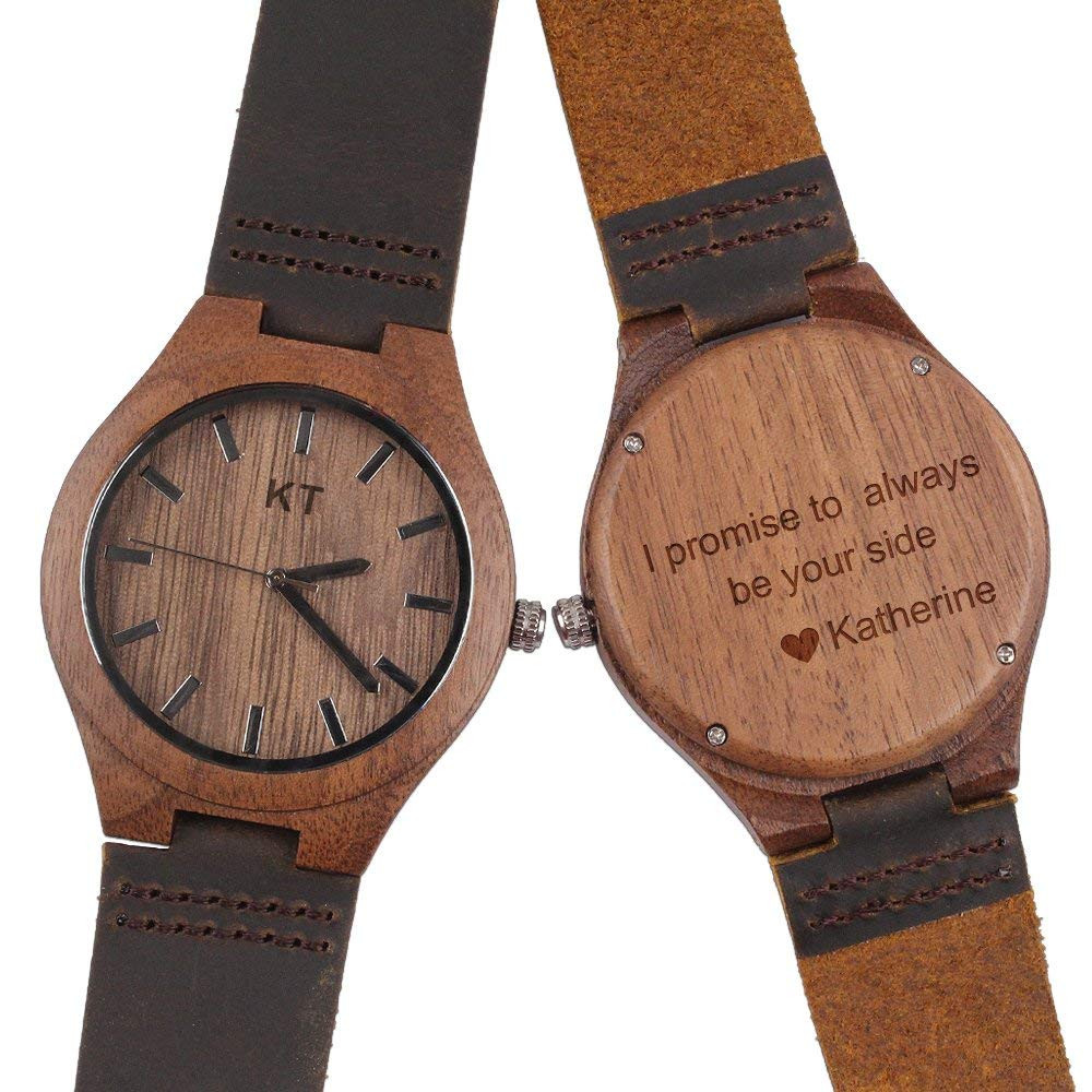 Male Anniversary Gift Ideas
 Personalized Anniversary Gift for Him Mens Wood Watches
