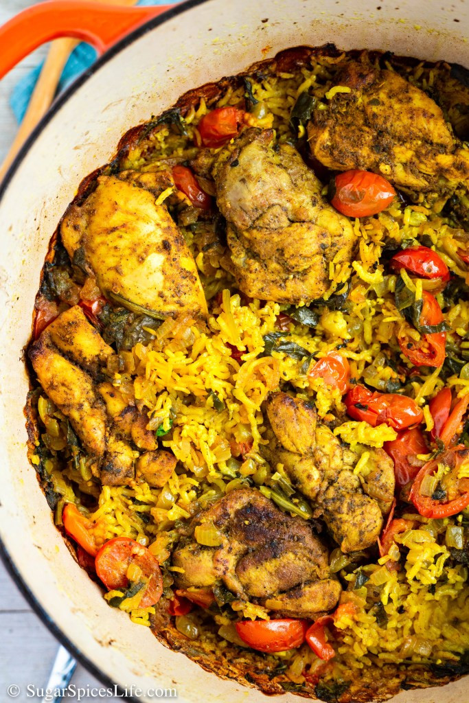 Middle Eastern Chicken And Rice Recipes
 Middle Eastern Chicken and Rice Recipe Sugar Spices Life