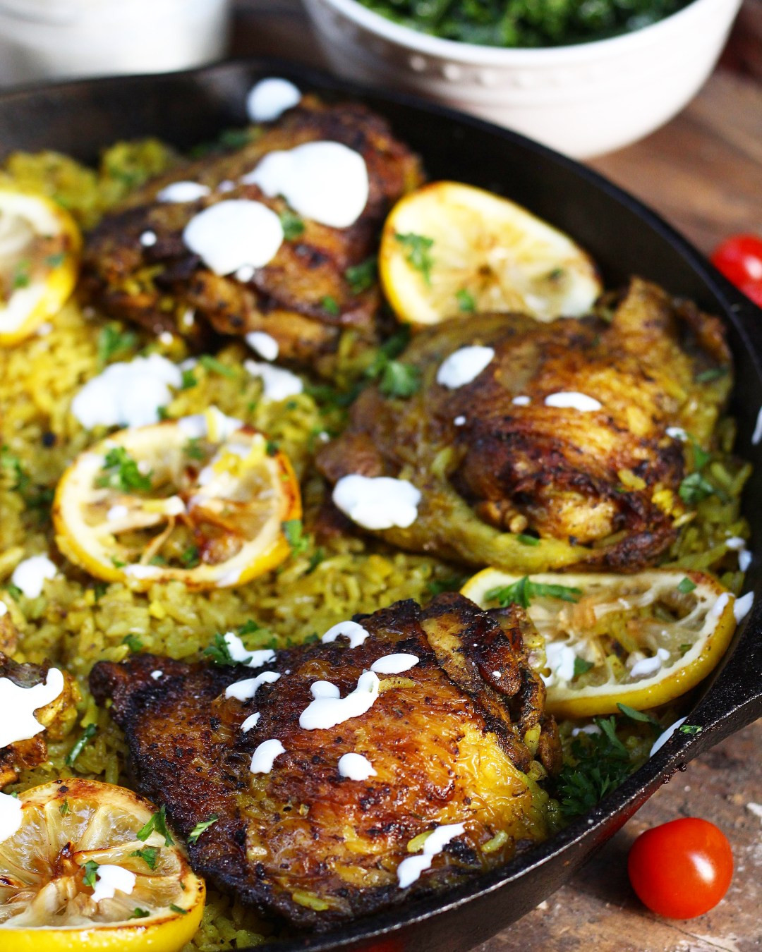 Middle Eastern Chicken And Rice Recipes
 e Pot Middle Eastern Chicken and Rice Ev s Eats