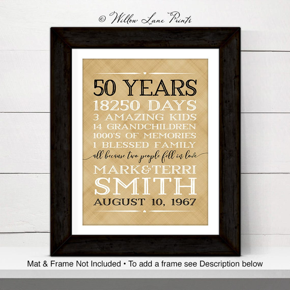 Parent Wedding Anniversary Gift Ideas
 50th anniversary t ideas 50 year anniversary t for