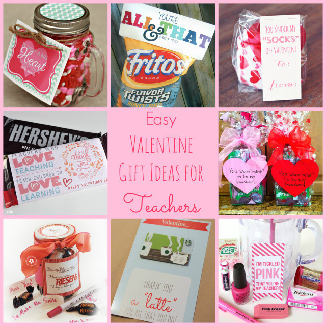Simple Valentines Day Gift Ideas
 Easy Valentine Gift Ideas for the Teacher Happy Home Fairy