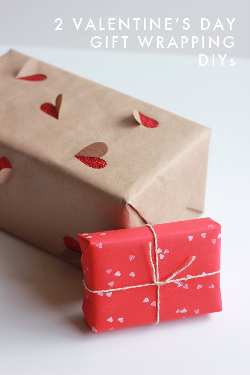 Simple Valentines Day Gift Ideas
 2 simple Valentine s Day t wrapping ideas The House