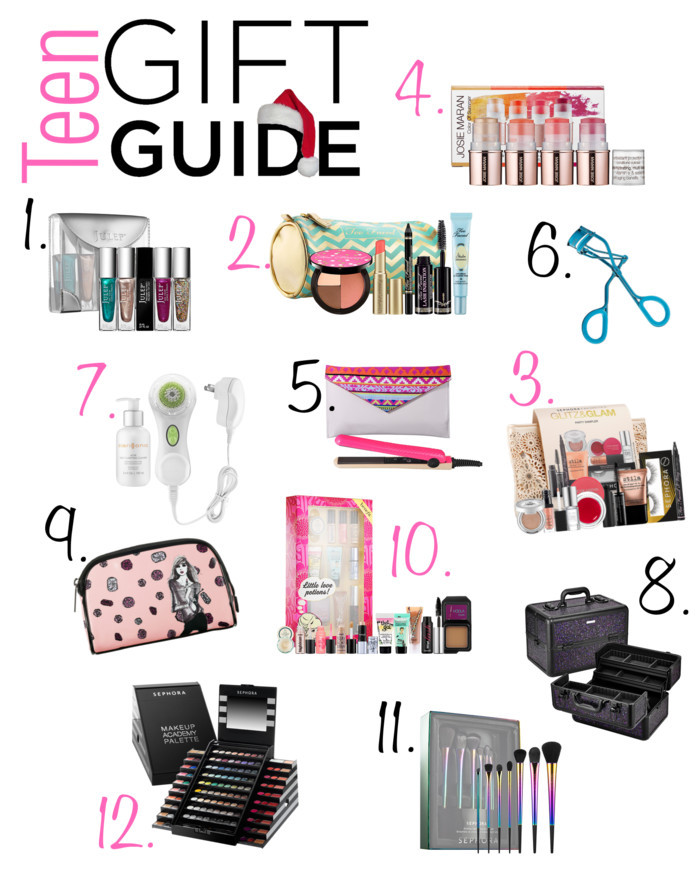Top Gift Ideas For Teen Girls
 12 Teenage Girl Gifts for Christmas Beauty & Makeup Edition