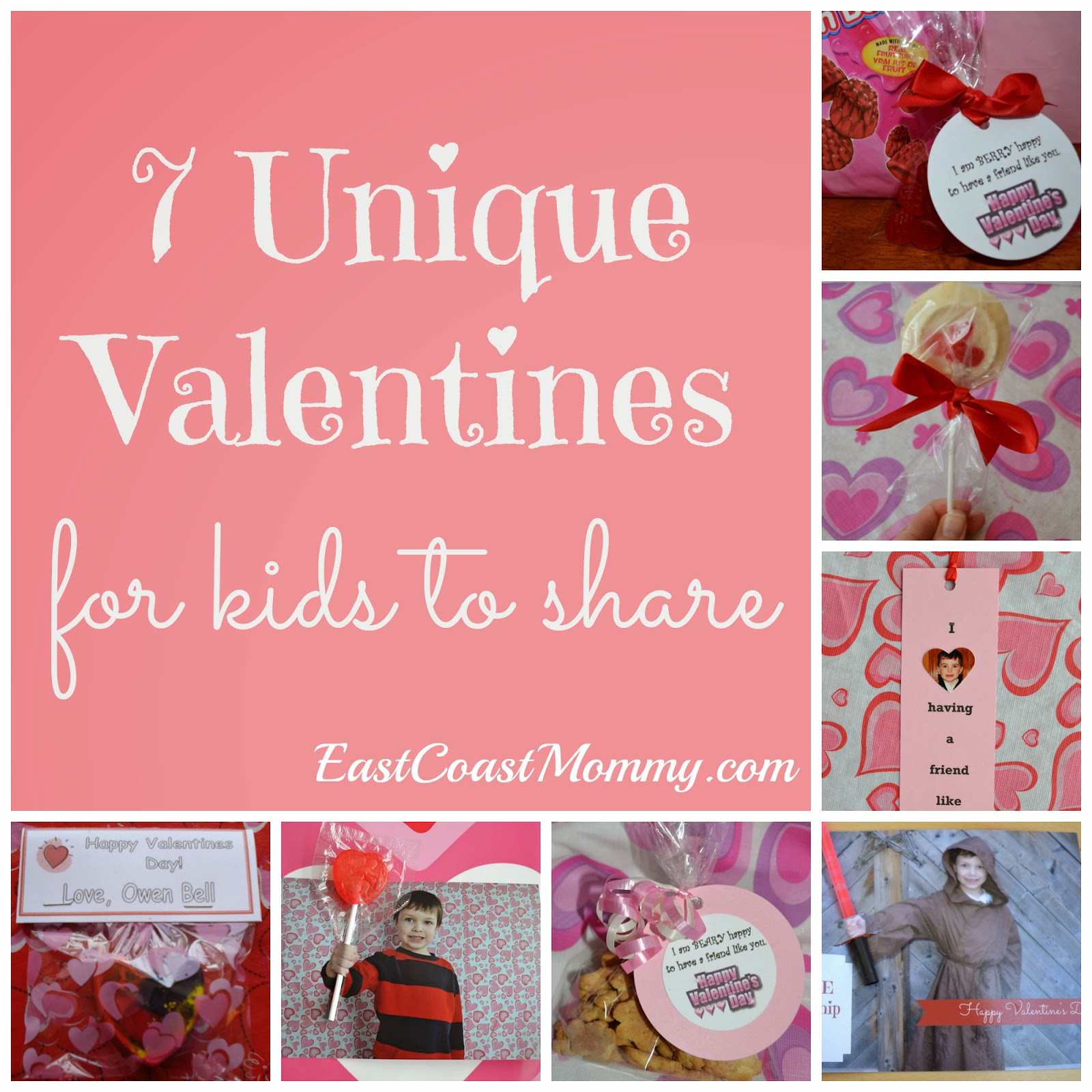 Unique Valentines Gift Ideas
 East Coast Mommy 7 Unique Valentines for kids to share