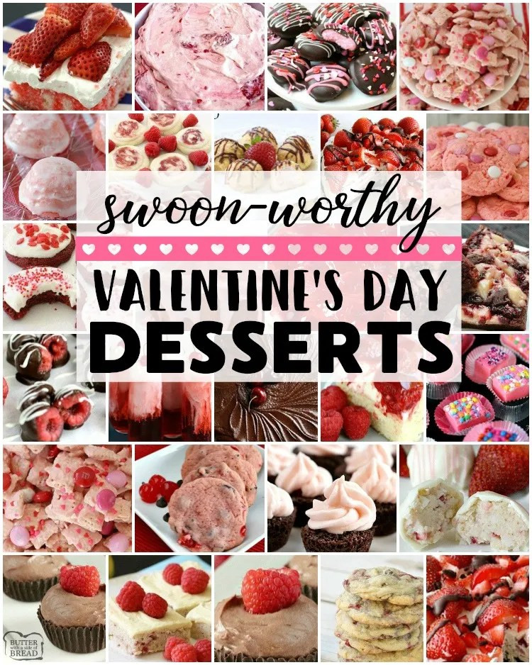 Valentine Day Desserts Pinterest
 EASY SWOON WORTHY VALENTINE S DAY DESSERTS Butter with a