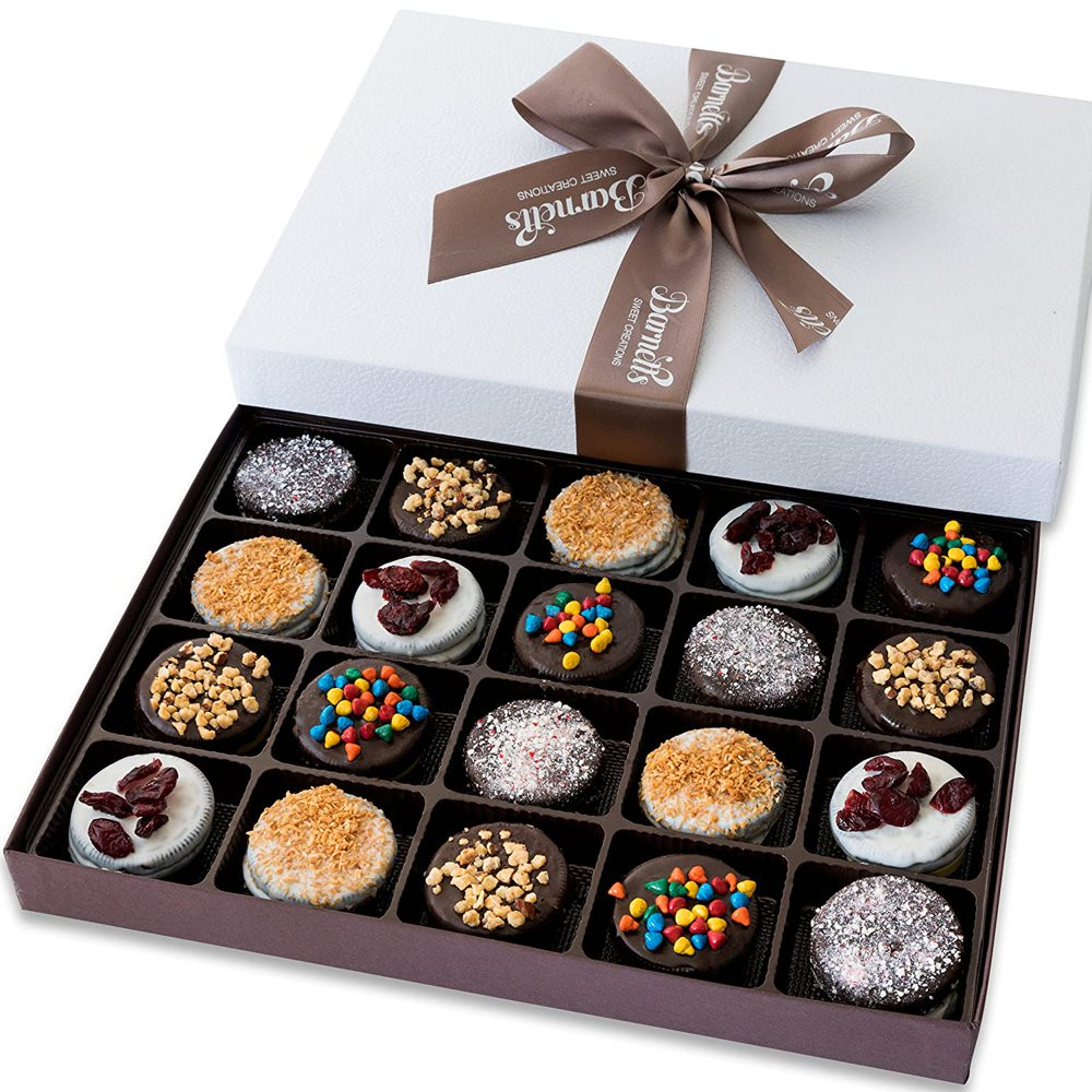 Valentine Day Food Gifts
 Barnett’s Holiday Gift Basket Elegant Chocolate Covered