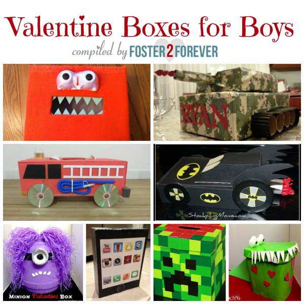 Valentines Day Box Ideas For Boys
 Fabulous Valentine Box Ideas for Boys Foster2Forever