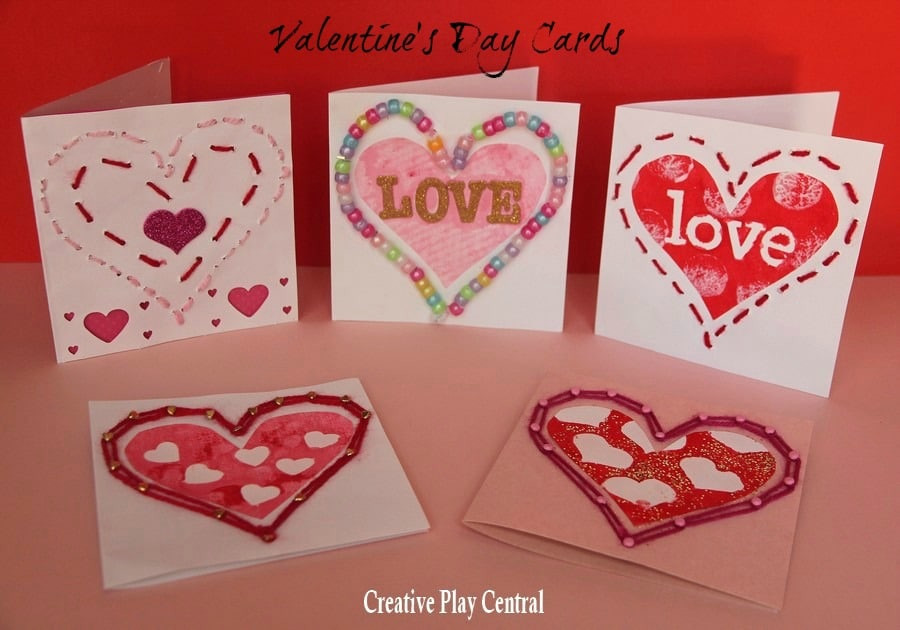 Valentines Day Card Ideas For Kids
 40 Easy Valentines Cards for Kids Red Ted Art Make