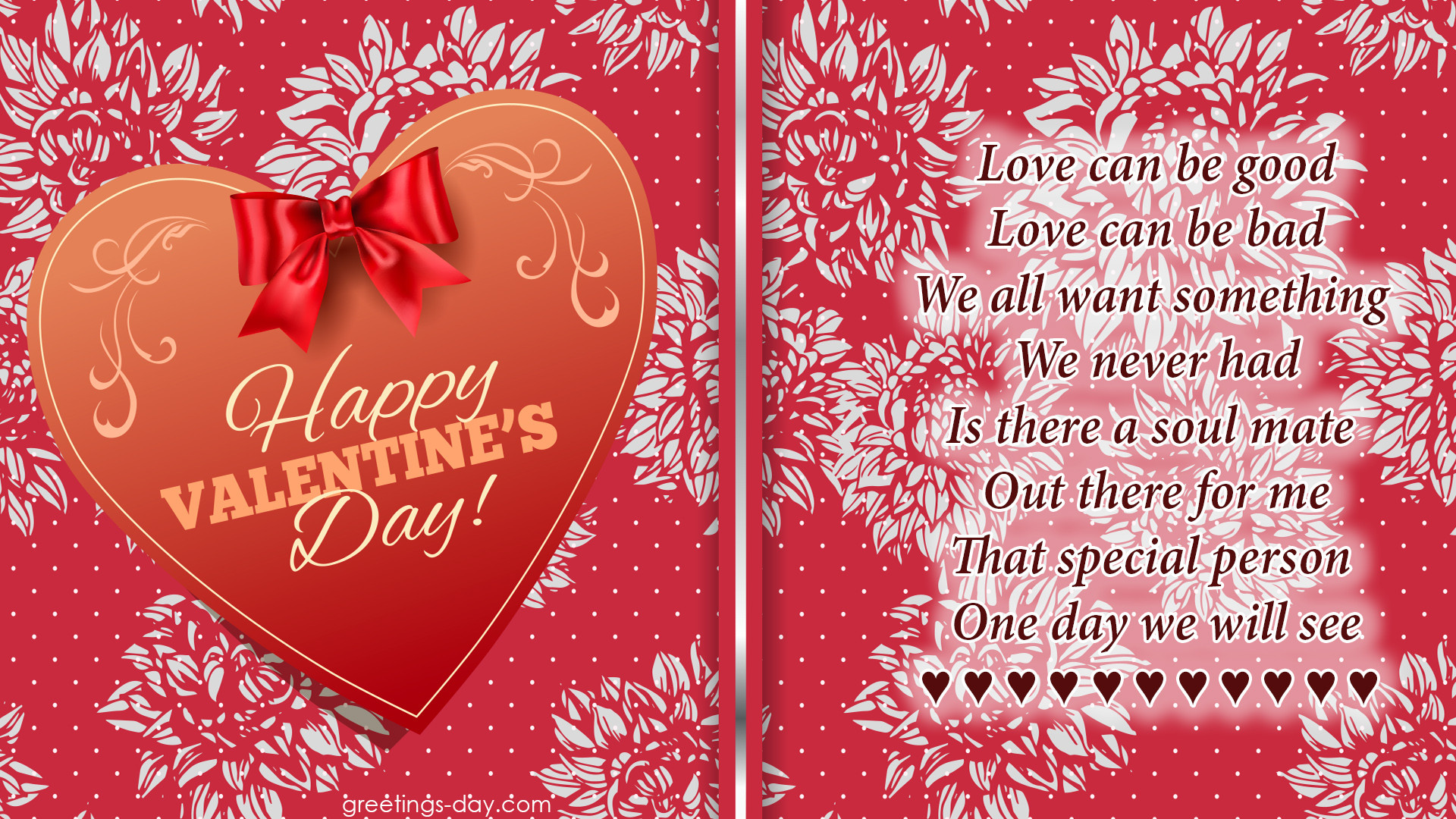 Valentines Day Quotes For Her
 Valentine s Day Cards Sayings Quotes To Her with Soul